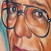 Grandfather Artist Portrait Tattoo Tattoo Design Thumbnail